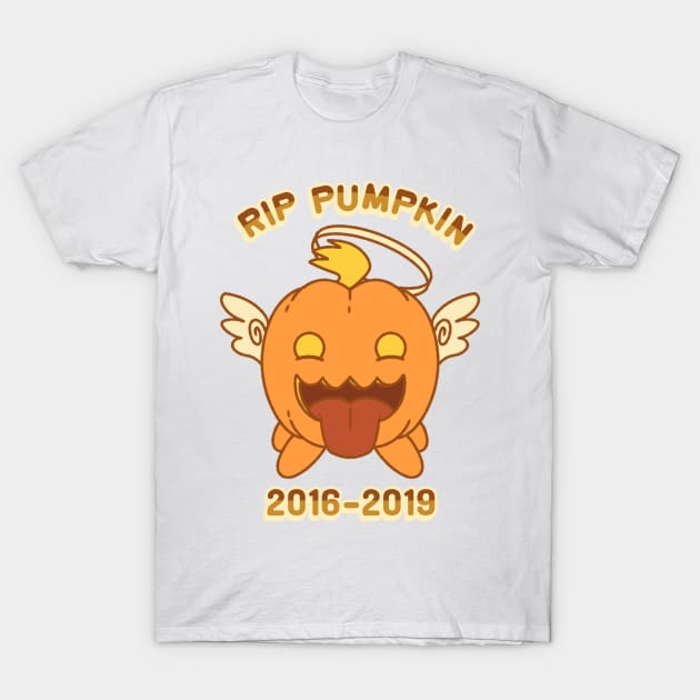 RIP Pumpkin (2016-2019) T-Shirt by Snorg3